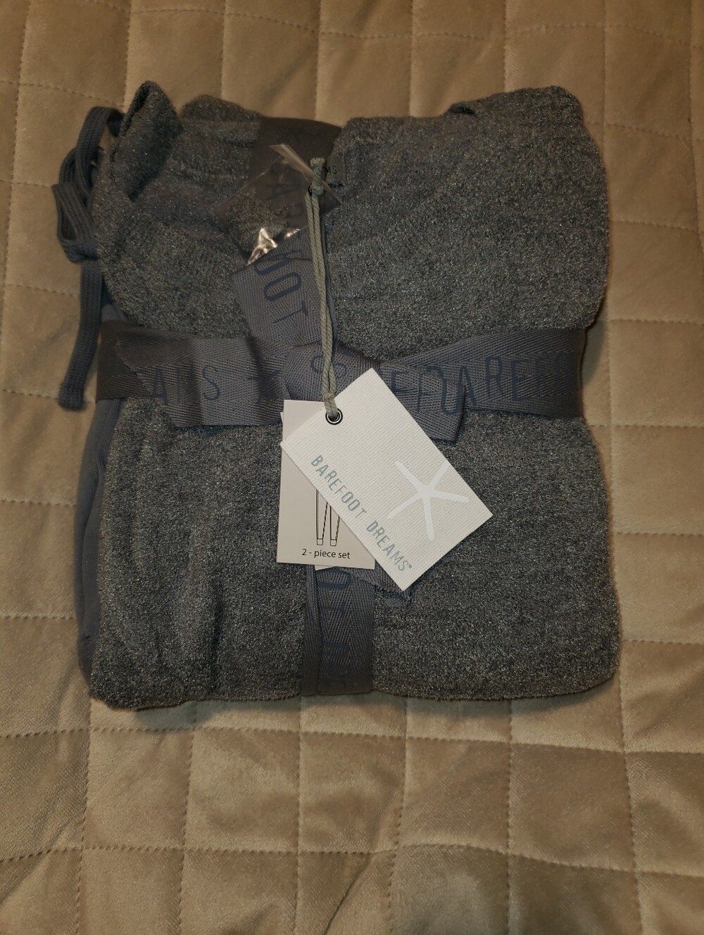 Barefoot Dreams CozyChic Pullover & Jogger Pant Set NWT L
